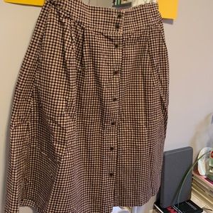 COPY - Ines De La Fressange for Uniqlo a plaid Sk…